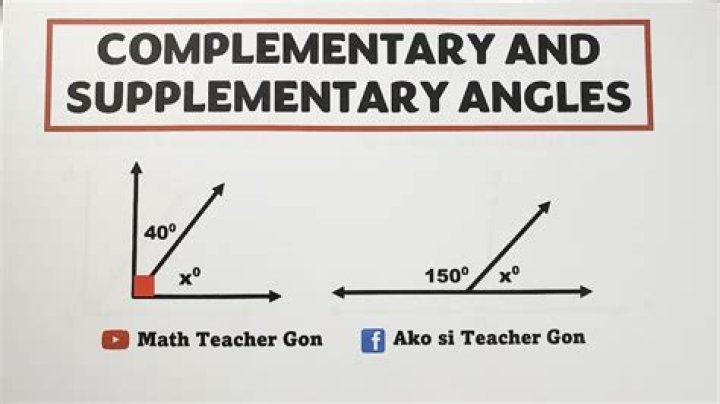 What are supplementary and complementary angles?