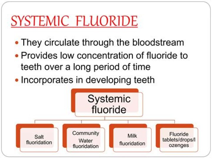 What are systemic fluorides?