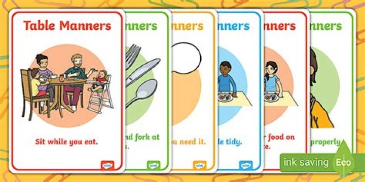 What are table manners in the UK?