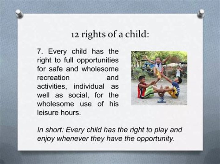 What are the 12 rights of a child UK?