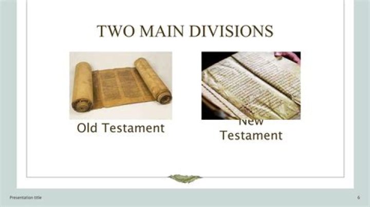 What are the 5 major divisions of the Old Testament?
