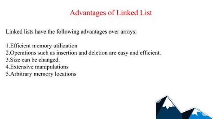 What are the advantages of linked list over stack?