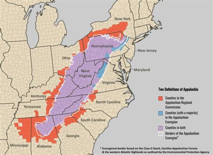 What are the Appalachian Mountains used for?
