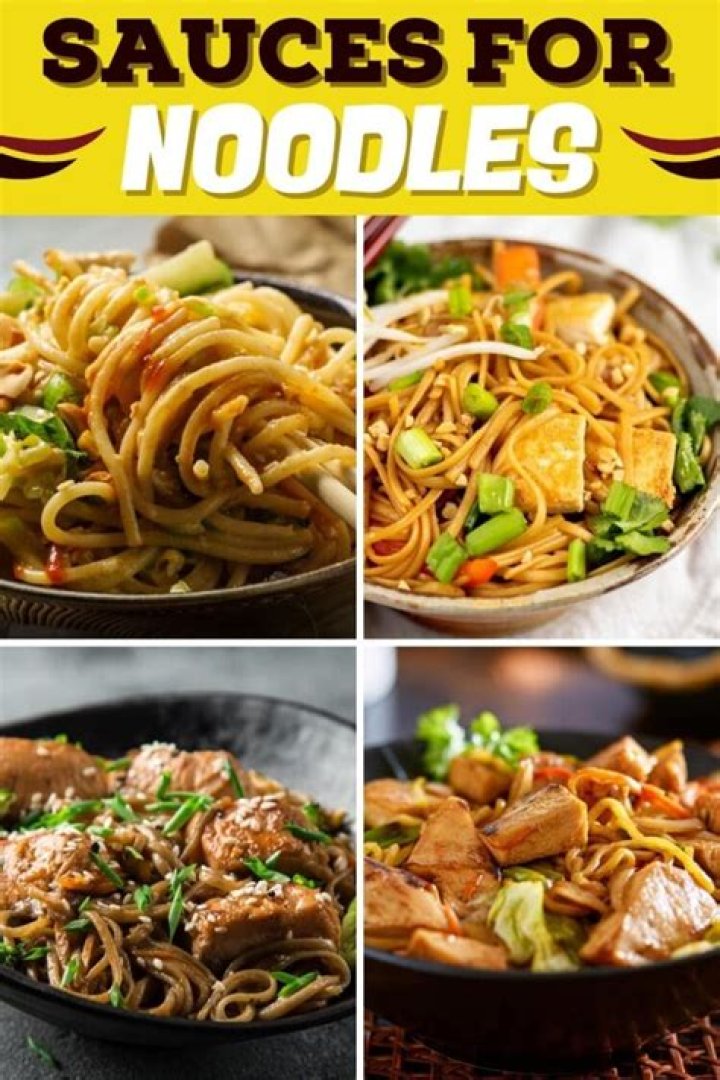 What are the best sauces for noodles?
