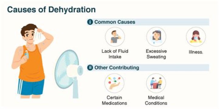 What are the causes of dehydration?