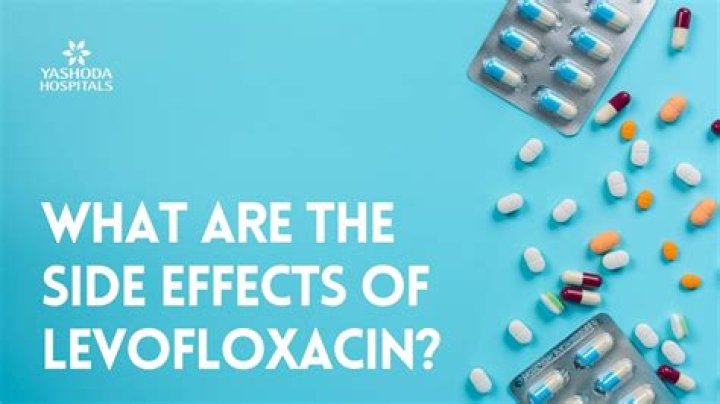 What are the common side effects of levofloxacin?