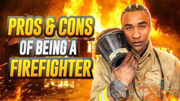 What are the cons of being a firefighter?
