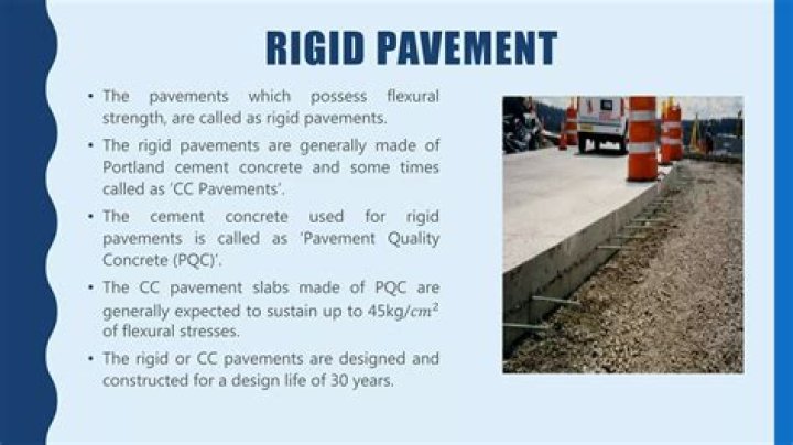 What are the considerations for design of rigid pavement?