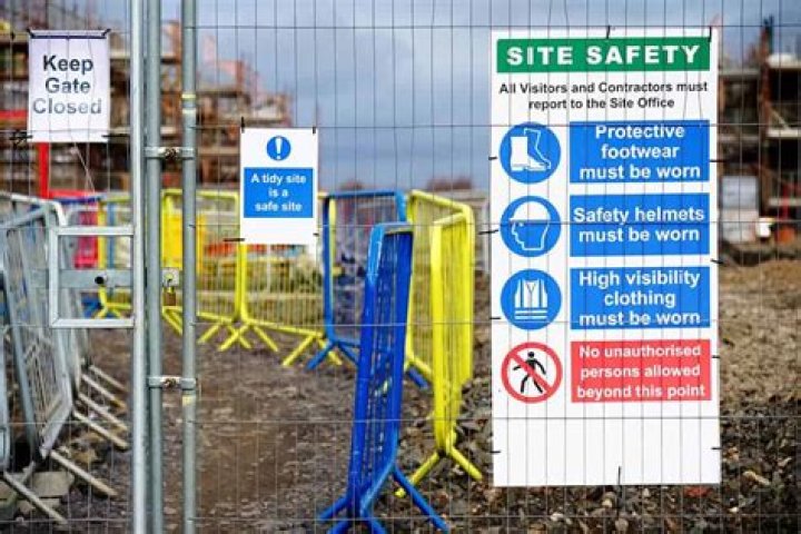 What are the construction sign holders called?