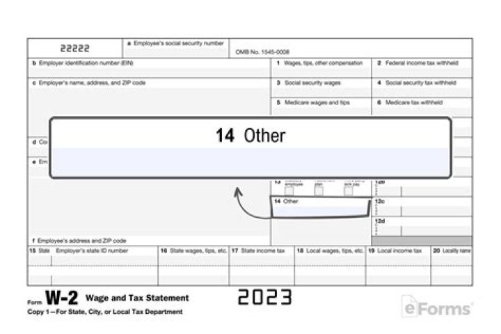 What are the different boxes on a W-2?