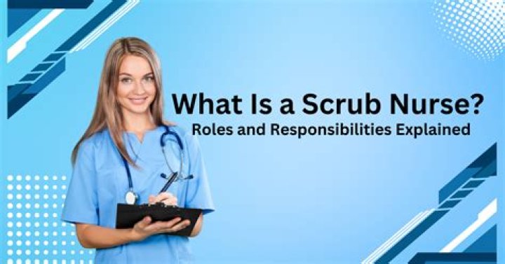 What are the duties of a scrub nurse?