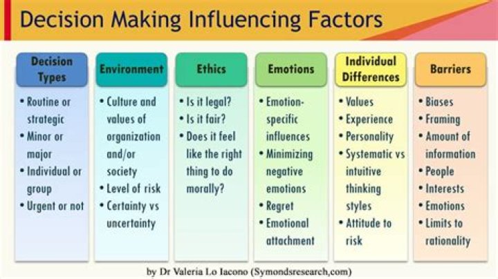 What are the factors that influence individual behaviour?