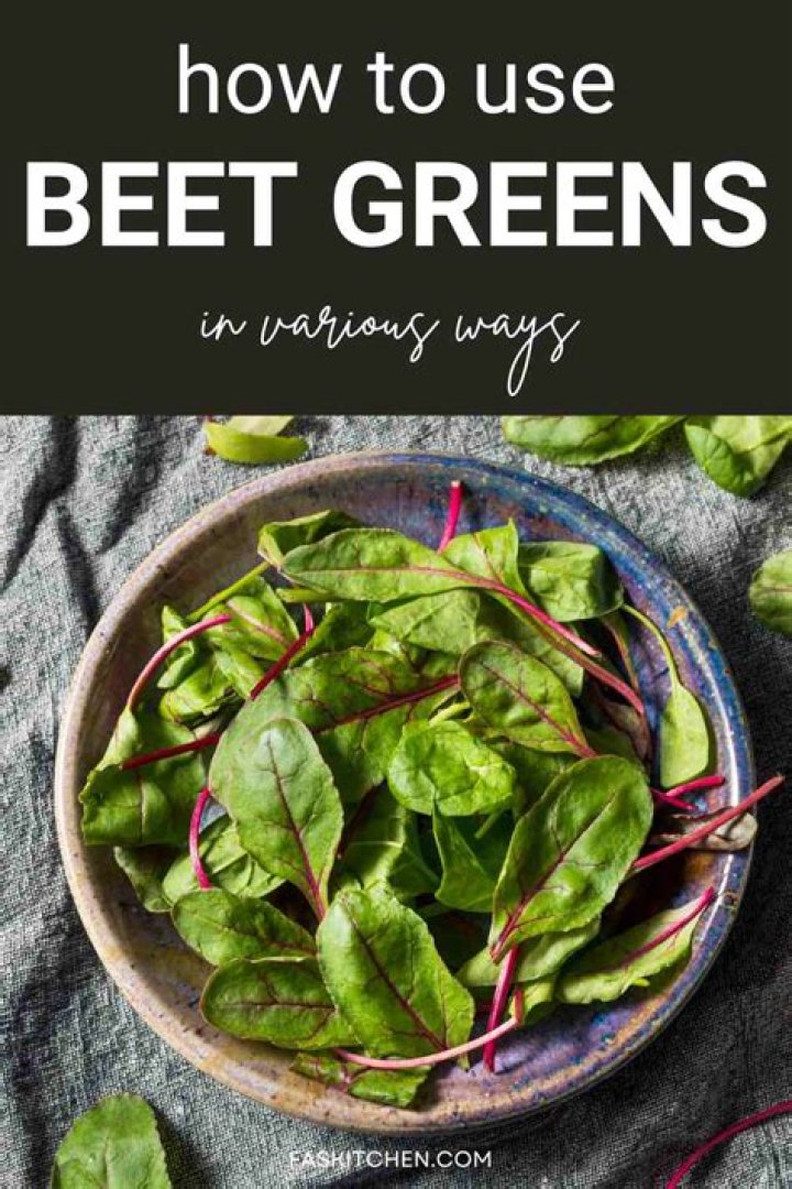What are the health benefits of beet greens?