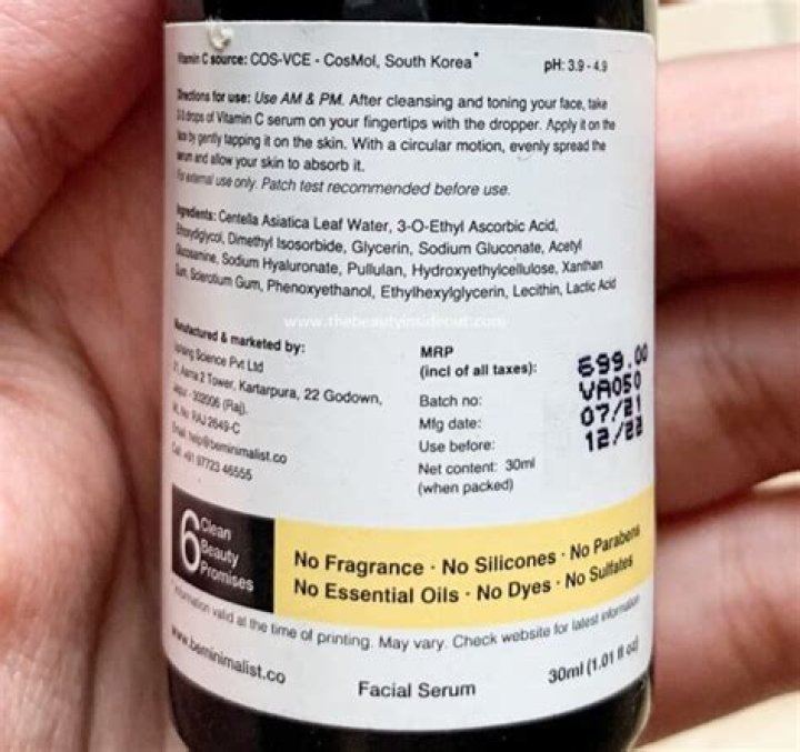 What are the ingredients in affirm relaxer?