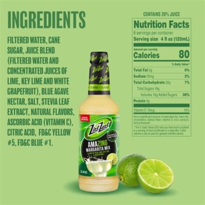 What are the ingredients in Zing Zang?