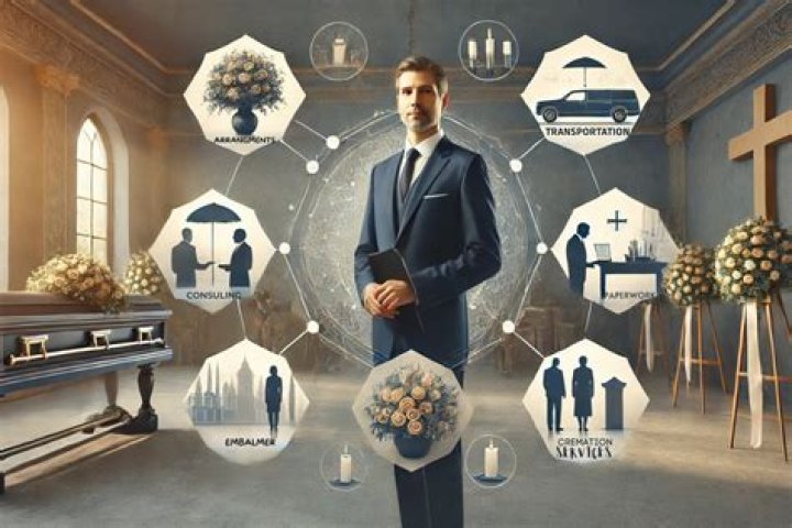 What are the job duties of a funeral director?