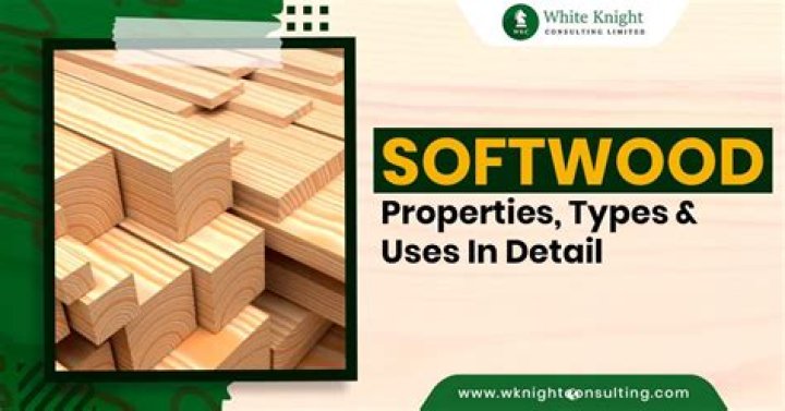 What are the properties of softwoods?