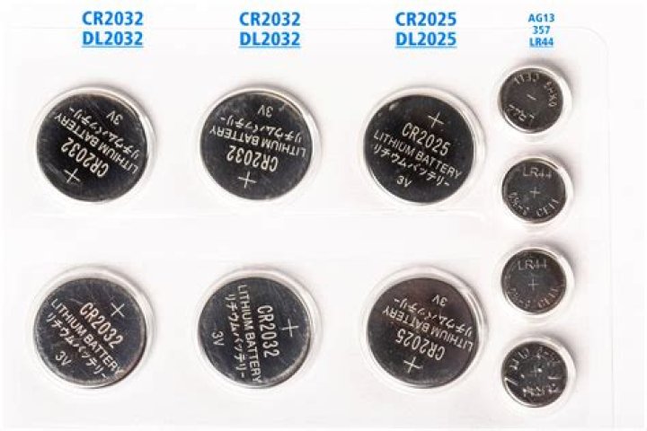 What are the round flat batteries called?