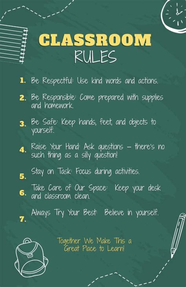 What are the rules of the teachers?