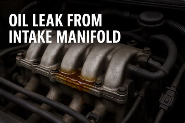 What are the signs of a lower intake manifold gasket leak?