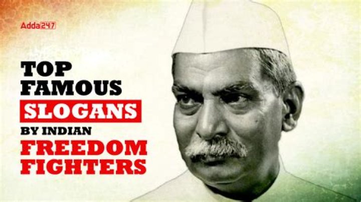 What are the slogans of Indian freedom fighters?