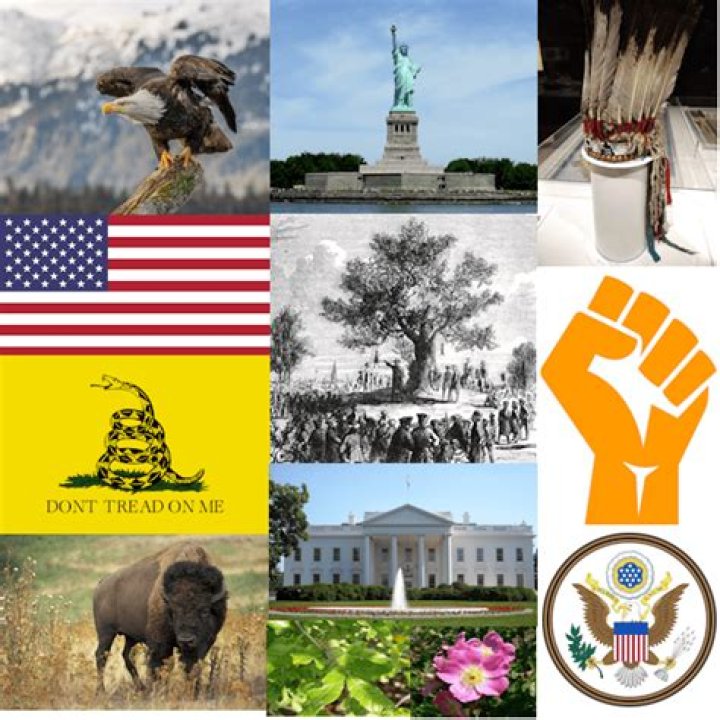 What are the three iconic symbols of patriotism?