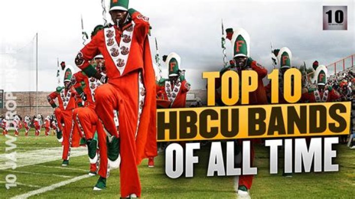 What are the top 10 HBCU bands?