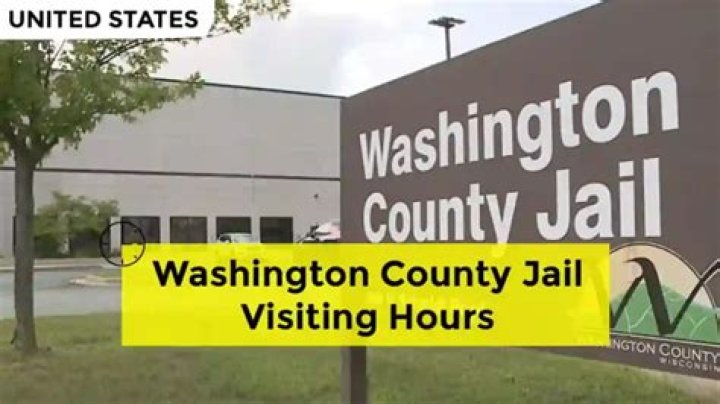 What are the visiting hours for Washington County jail?