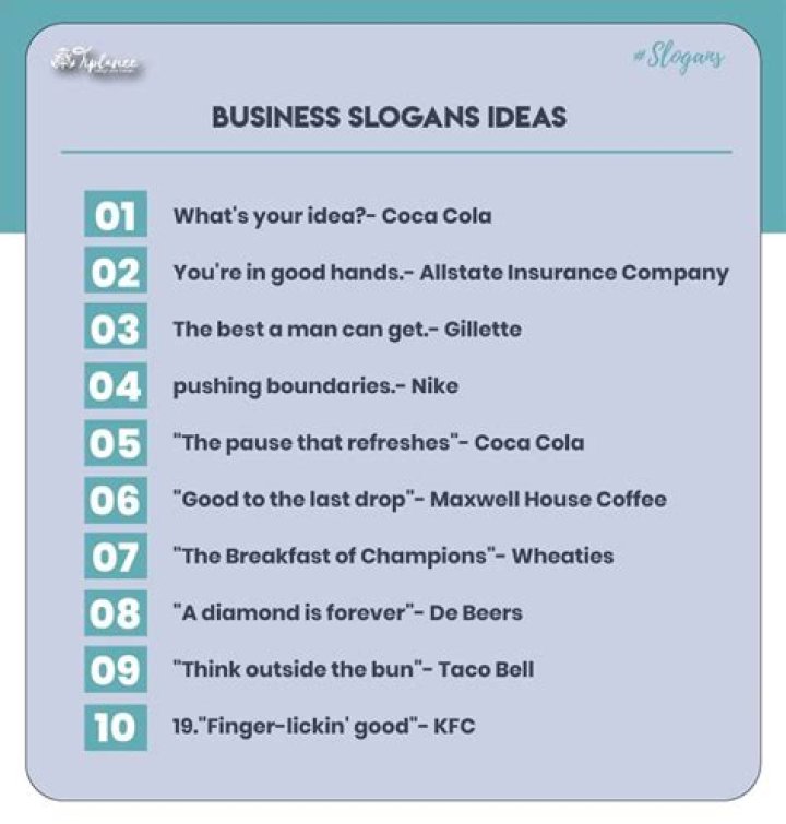 What are the weirdest slogans?