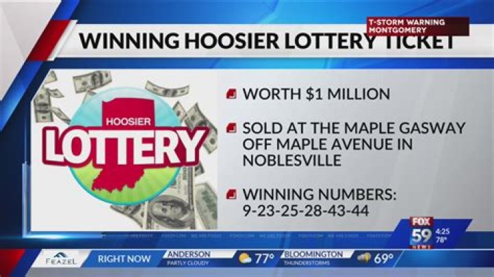 What are the winning Hoosier Lottery numbers?
