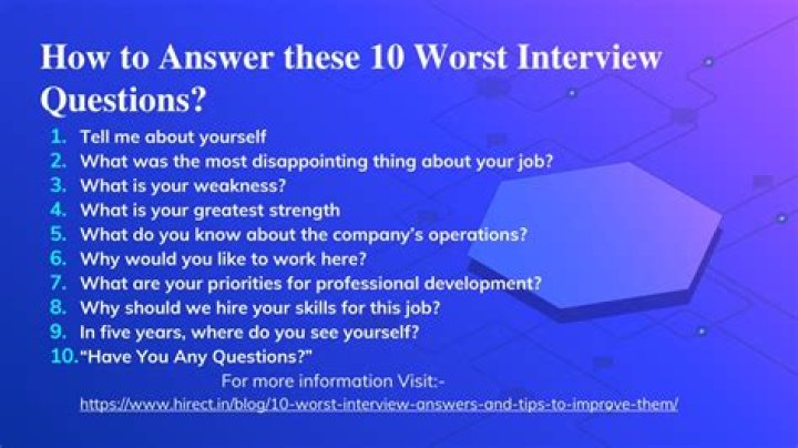 What are the worst interview questions?