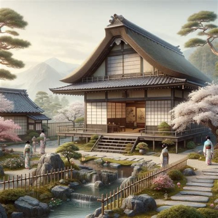 What are three characteristics of Japanese architecture?