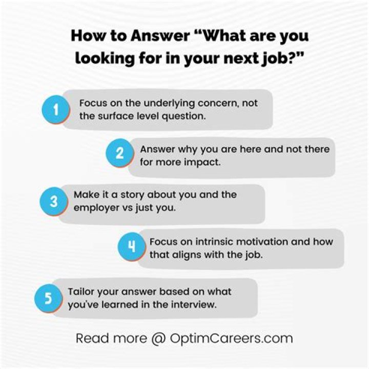 What are you looking for in a new job answer?