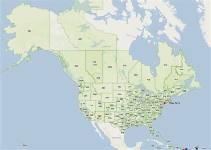 What area code is 506 in Ontario?