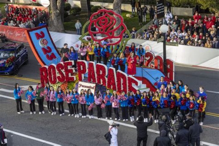 What bands are in the 2020 Rose Bowl Parade?