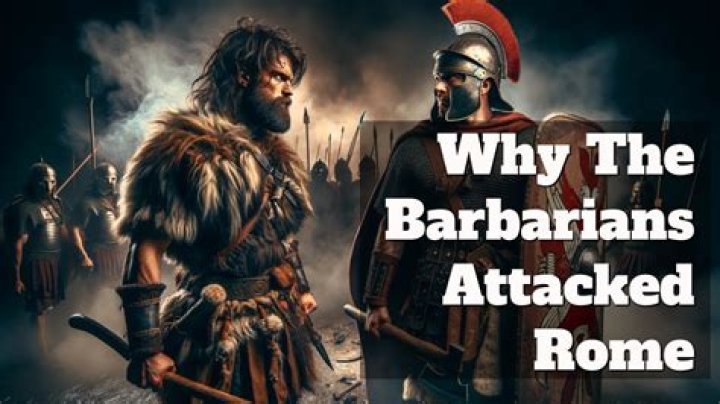 What barbarian tribe attacked Rome?
