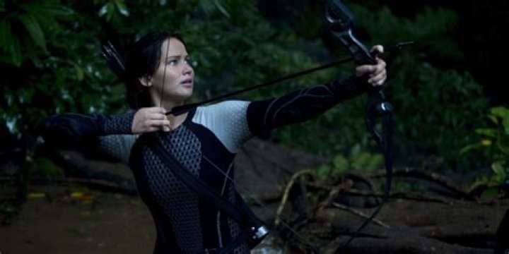 What bow does Katniss use in catching fire?