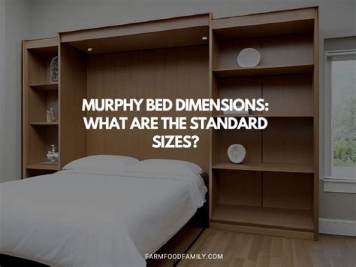 What can I put behind a Murphy bed?
