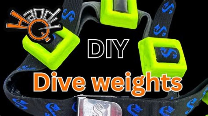 What can I use for dive weights?