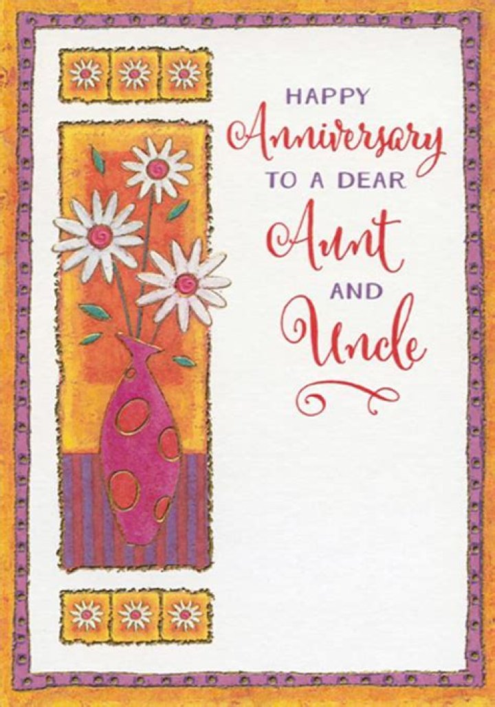 What can I write in my aunt and uncle anniversary card?