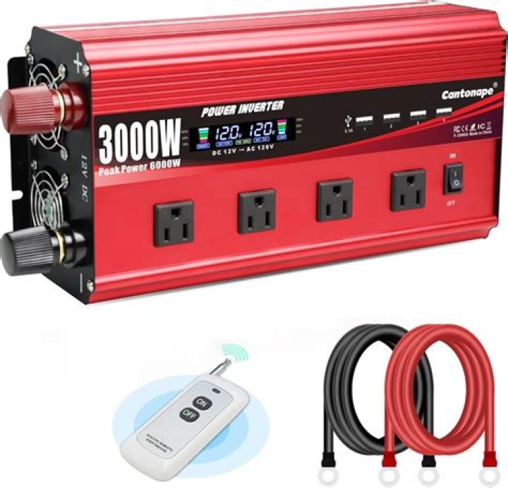 What can you run off of a 3000 watt inverter?