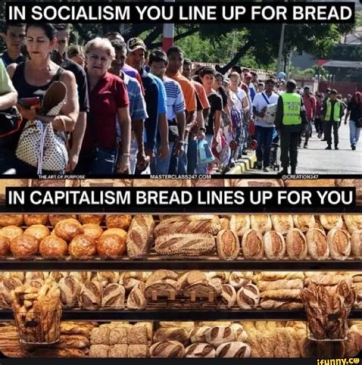 What caused bread lines?