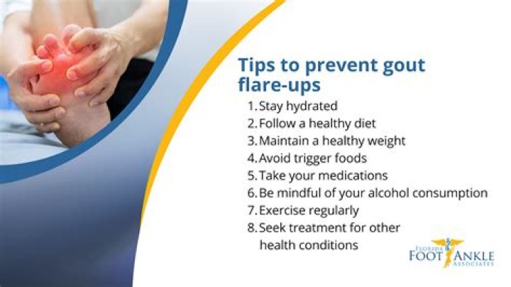 What causes gout flare ups in big toe?