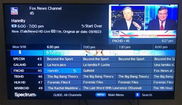 What channel is Fox News on spectrum?