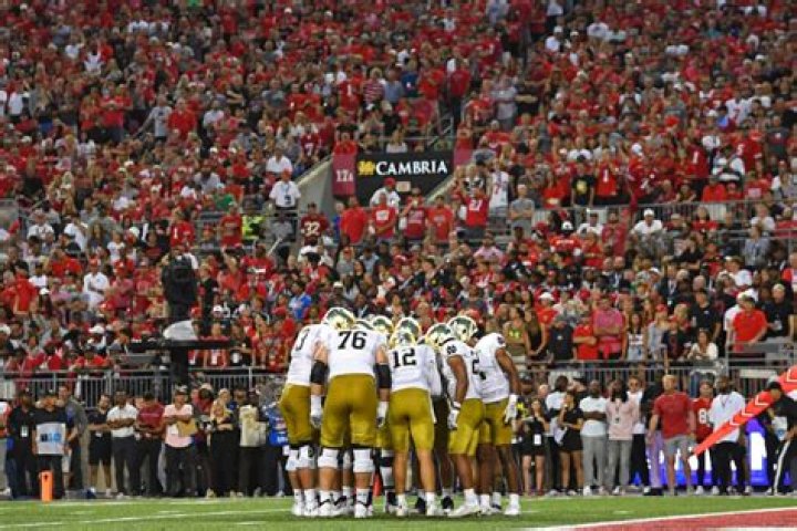 What channel is the Notre Dame game on today?