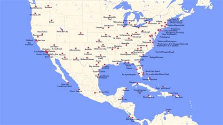 What cities does American Airlines fly into in Florida?