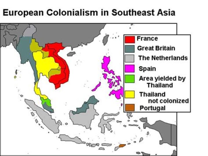 What colonies did the French claim in Southeast Asia?
