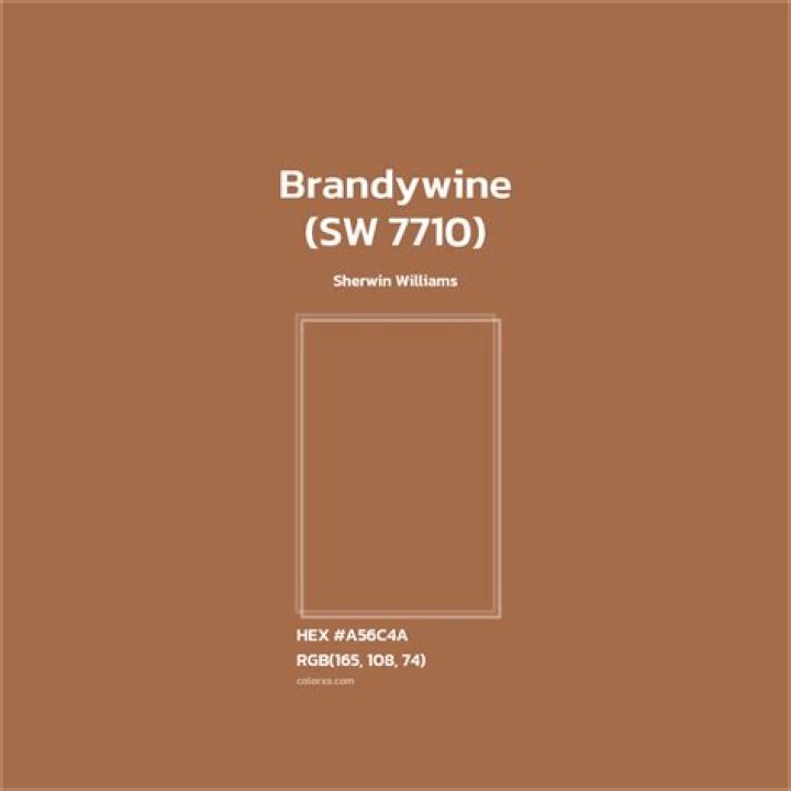 What color is Brandywine paint?