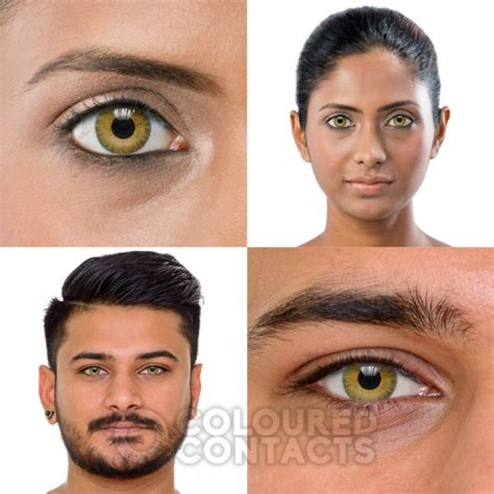 What color is pure hazel contacts?