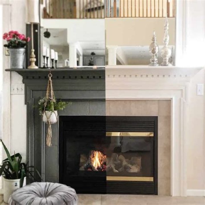 What color should I paint my fireplace mantel?